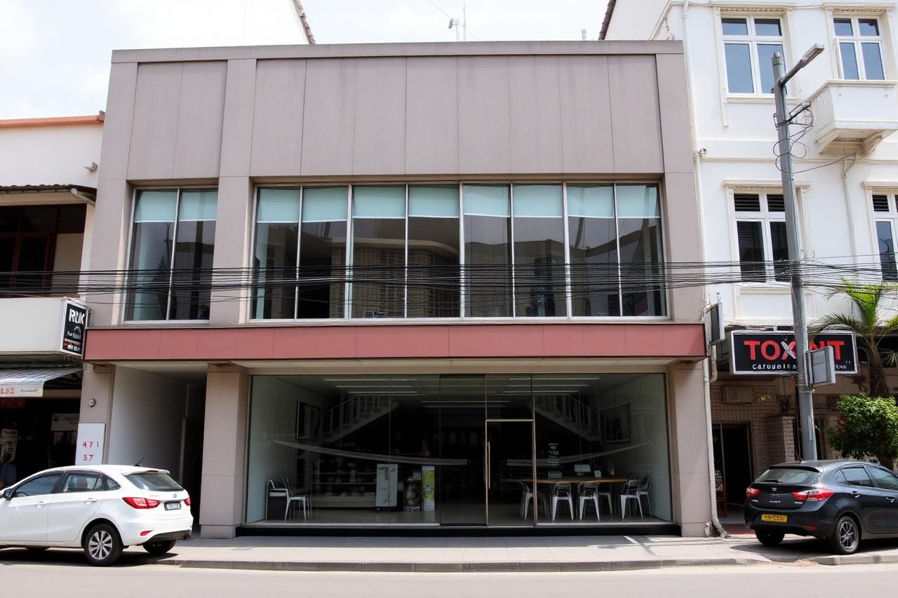 Foto Rumah Dua Lantai di Palembang